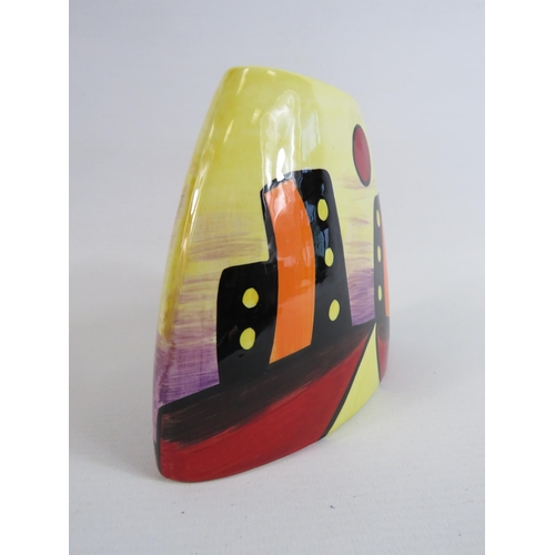 56 - Lorna Bailey Manhatten purse vase which stands 5