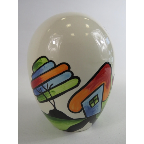 59 - Lorna Bailey Fantasia cottage vase which stands 6