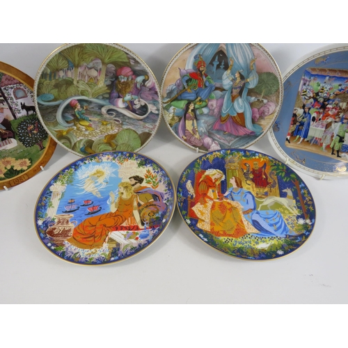 104 - 6 Limited edition collectors plates, Limoges etc.