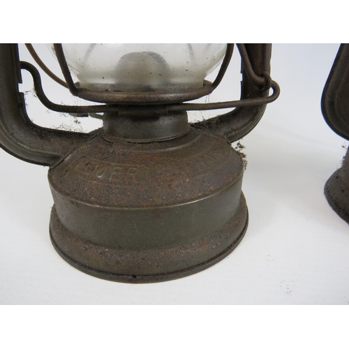 87 - Pair of german Fuerhand vintage lanterns.