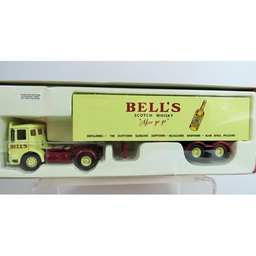 139 - Corgi Classics Collection. AEC Ergomatic with box trailer in the Bells Livery.  Boxed and unused con... 