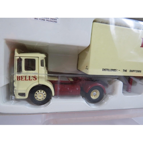 139 - Corgi Classics Collection. AEC Ergomatic with box trailer in the Bells Livery.  Boxed and unused con... 