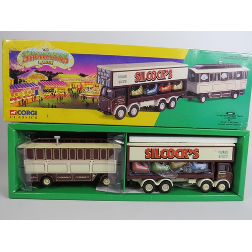 140 - Corgi Classics Collection, Showmans Range. Leyland Dodgem Truck with Caravan. Boxed and unused condi... 