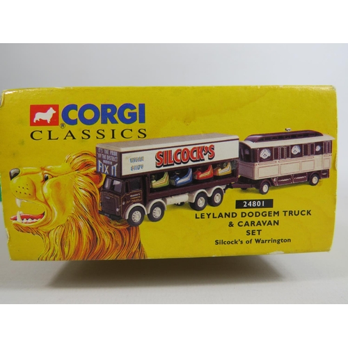 140 - Corgi Classics Collection, Showmans Range. Leyland Dodgem Truck with Caravan. Boxed and unused condi... 