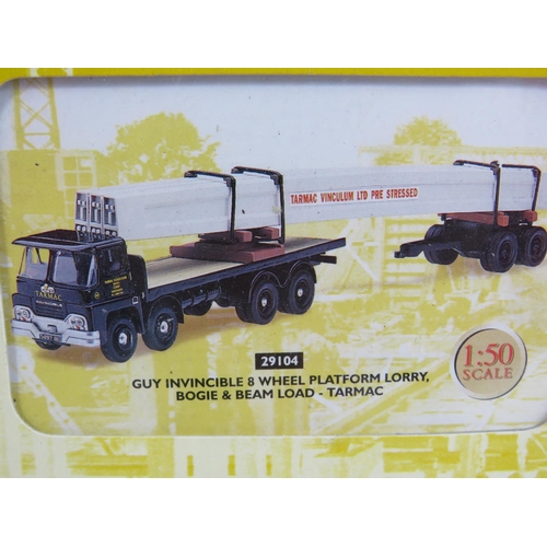 141 - Corgi, Building Britain Collection, Ltd Ed,  Guy Invincible 8 wheel Platform truck, Bogie and Beam L... 