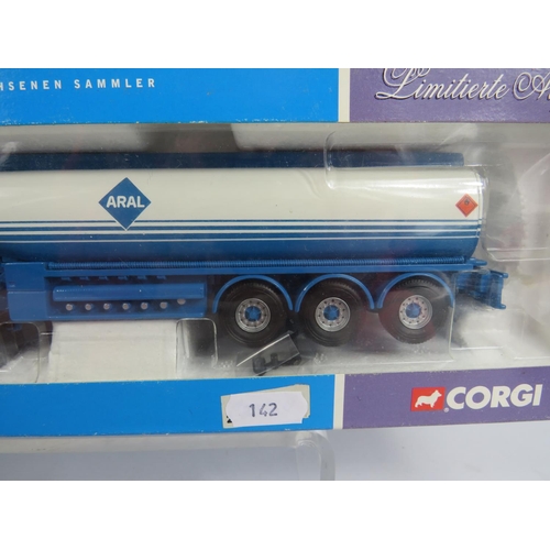 142 - Corgi MAN  Tank Wagon in the Aral Livery. Boxed and unused. See photos.