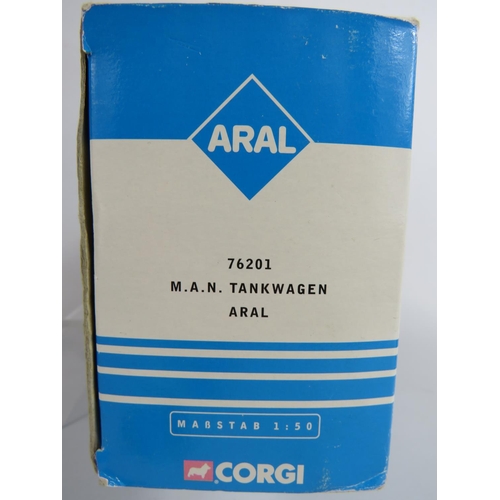 142 - Corgi MAN  Tank Wagon in the Aral Livery. Boxed and unused. See photos.