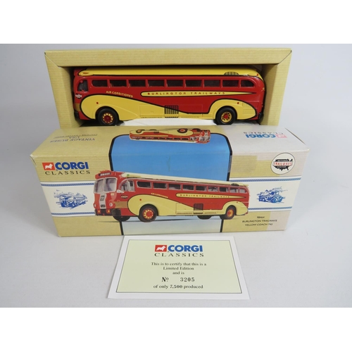 146 - Two Corgi Classic Coaches.  Burlingham Seagull plus one other, both boxed and unused condition. See ... 