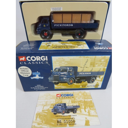 148 - Corgi, Building Britain Collection, Foden S21 8 wheel Platform Lorry with Sheeted load in the Rugby ... 