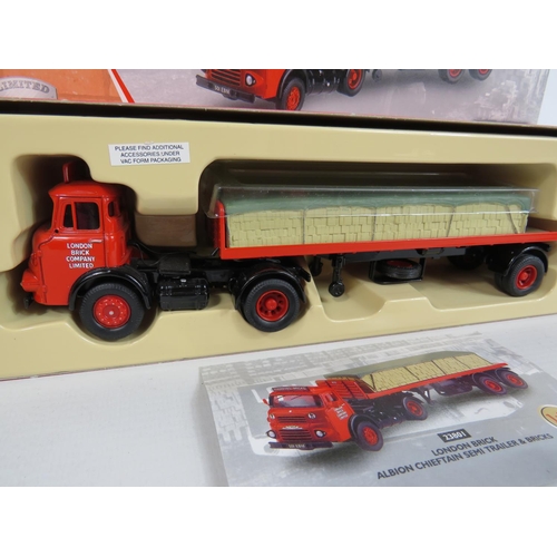 149 - Corgy Guy warrior 8 wheel platform lorry plus a London Brick Lorry. Both Boxed in Unused condition. ... 