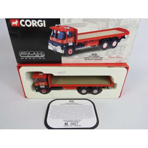 149 - Corgy Guy warrior 8 wheel platform lorry plus a London Brick Lorry. Both Boxed in Unused condition. ... 