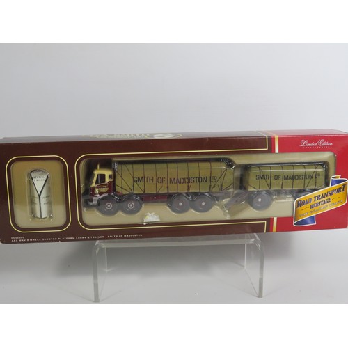 143 - Corgi Road Transport Heritage, Golden Years Collection.  AEC MkV  8 wheel sheeted platform Lorry.   ... 