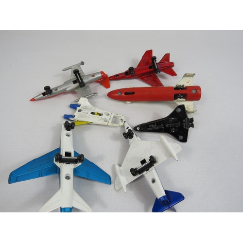 163 - Selection of Diecast aircraft by Corgi and Matchbox see pics.