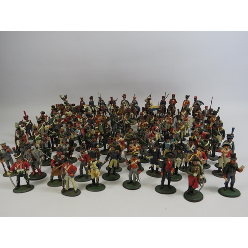 181 - Over 100 Del Prado Collection metal toy soldiers.