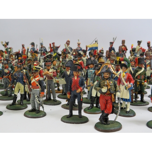 181 - Over 100 Del Prado Collection metal toy soldiers.