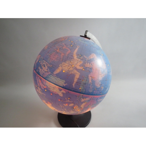 192 - Scan globe Star constalation lamp. Approx 16