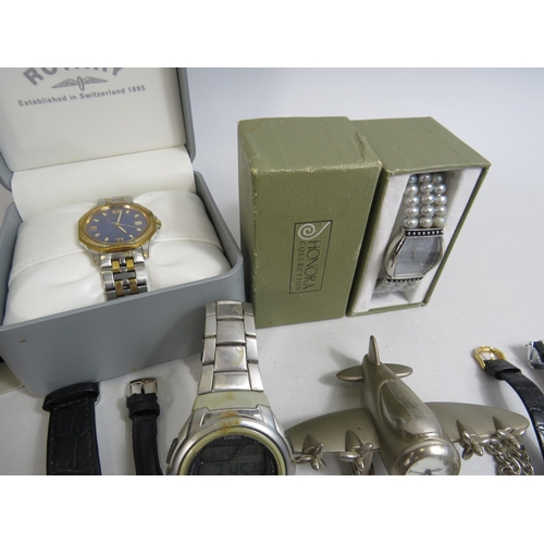 292 - Selection of various wristwatches including one by Honora pearl.