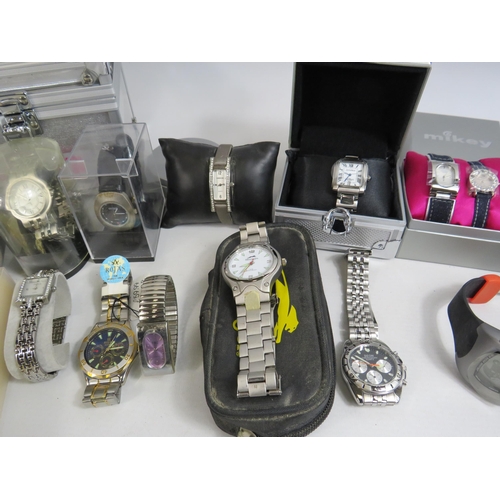 296 - Selection of various wristwatches most with the original boxes.