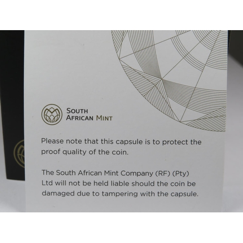 520 - 2017 Ltd Edition, 2213/5000,  Quarter oz 22ct gold proof Krugerrand. Comes with presentation case an... 