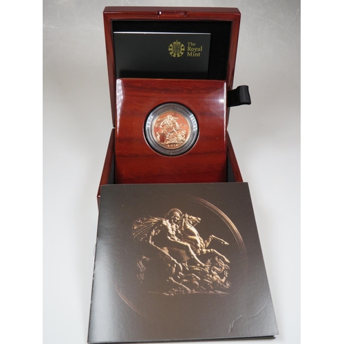 522 - Ltd Edition  404/1,300     2014 Royal Mint Double Sovereign in Brilliant Uncirculated Proof conditio... 