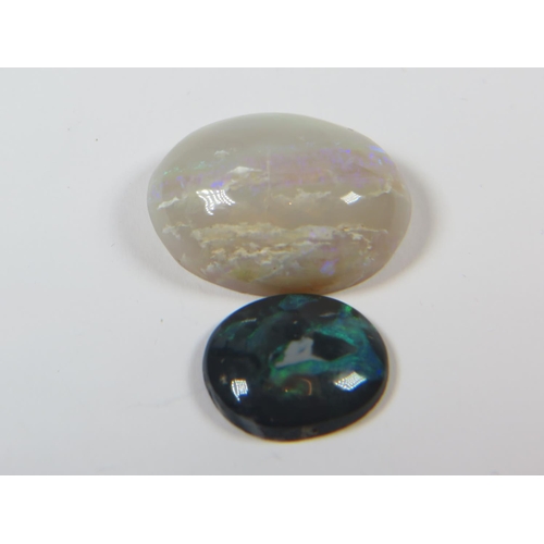 524 - Two Polished Australian Opals. See photos.