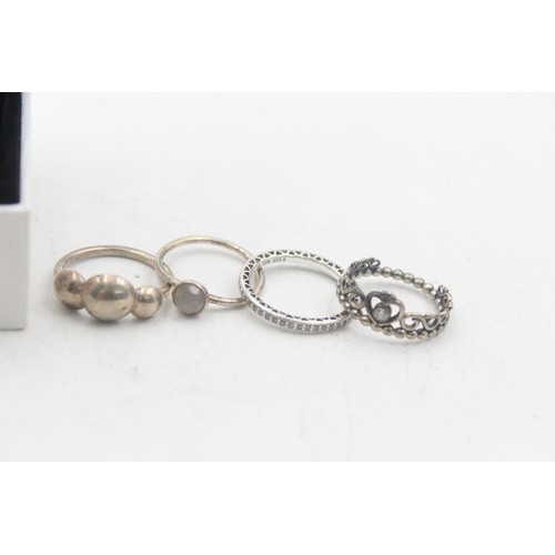 458 - x 5 .925 pandora rings (16g)     157088