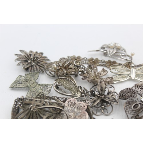 471 - 250g assorted filigree jewellery      180111