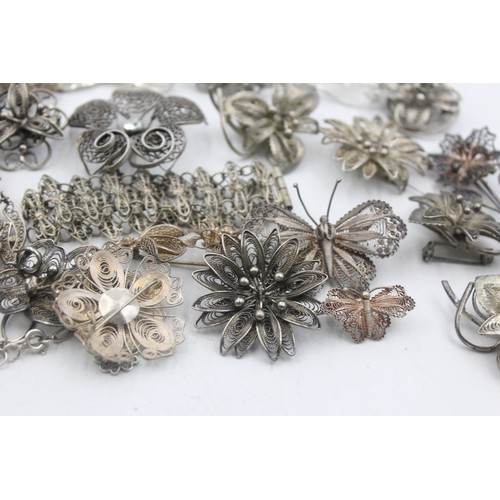 471 - 250g assorted filigree jewellery      180111