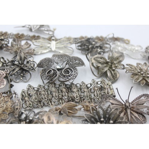 471 - 250g assorted filigree jewellery      180111