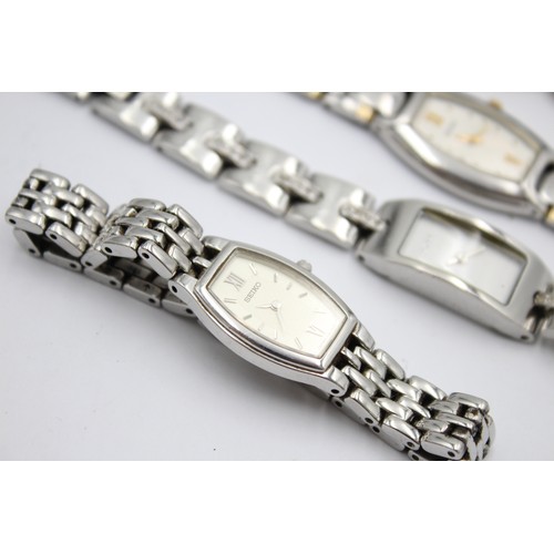 488 - 6 x Ladies QUARTZ WRISTWATCHES WORKING Inc. SEIKO, DKNYEtc      117043