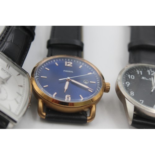 497 - 4 x Gents Quality WRISTWATCHES WORKING Quartz Inc DIESEL 