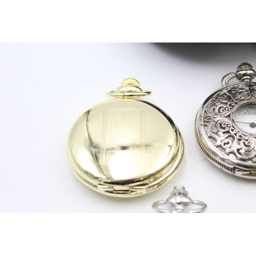 515 - 10 x Assorted Gents Collectors POCKET WATCHES Quartz Inc. British Themes Etc.       349426