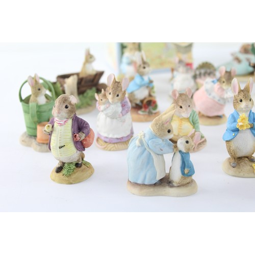 357 - Job Lot Vintage World of Beatrix Potter Ornaments Inc Peter Rabbit Etc     627293