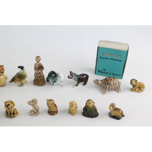 360 - Job Lot Vintage Assorted Ceramic Figures Inc WADE WHIMSEYS     627530