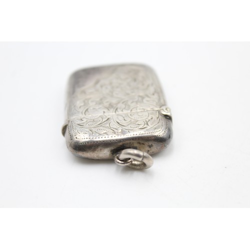 366 - Antique Hallmarked 1896 Birmingham STERLING SILVER Vesta / Match (20g)     558848