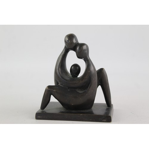 368 - Abstract Contemporary Art Bronze Family Sculpture     627593