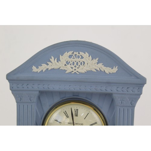 386 - 3 x  DALVEY / WEDGWOOD Travel/Mantel CLOCKS Quartz WORKING Inc. Jasperware Etc.     349484