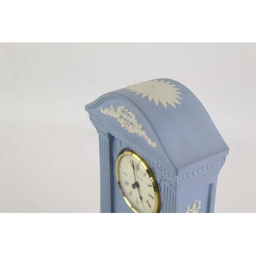 386 - 3 x  DALVEY / WEDGWOOD Travel/Mantel CLOCKS Quartz WORKING Inc. Jasperware Etc.     349484