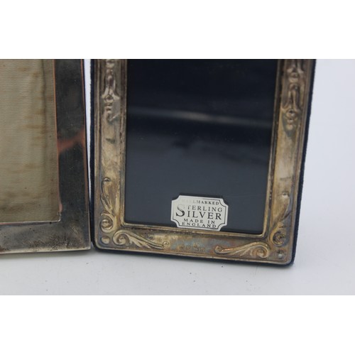 399 - 2 x Antique / Vintage Hallmarked .925 STERLING SILVER Photograph Frames (294g)      664712