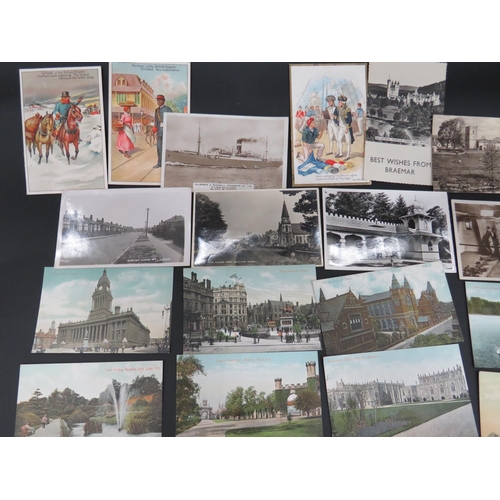 538 - Approx 40+ Early 20th Century Postcards, some photos & Valentines of Dundee tints. See photos.