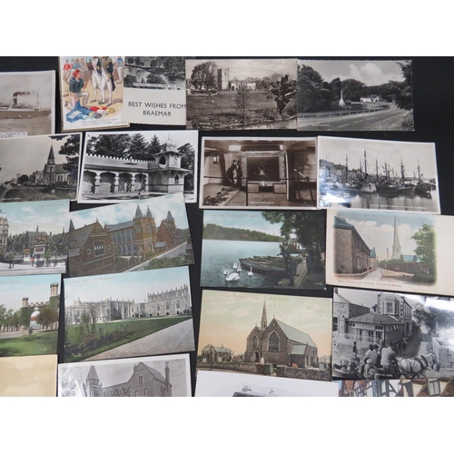 538 - Approx 40+ Early 20th Century Postcards, some photos & Valentines of Dundee tints. See photos.