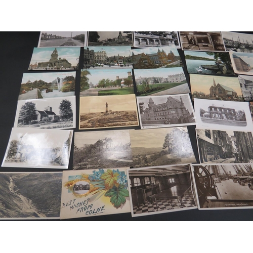 538 - Approx 40+ Early 20th Century Postcards, some photos & Valentines of Dundee tints. See photos.