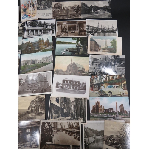 538 - Approx 40+ Early 20th Century Postcards, some photos & Valentines of Dundee tints. See photos.