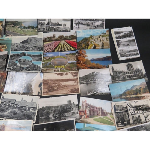 539 - Approx 60+Vintage postcards, mostly topographical. See photos.