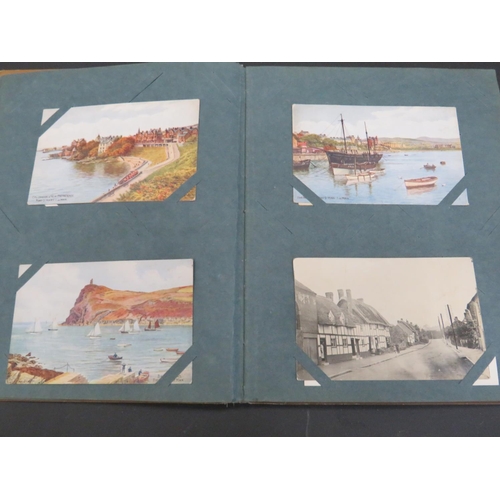 541 - Nicely Presented album of Vintage Postcards, topographical, social history . See photos