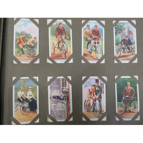 543 - Well presented album of vintage players cigarette cards, most in sets, from 1930's era.  See photos.