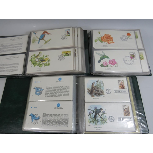 551 - Approx 100+ FDC from Canada and world wide depicting flora, fauna and Wildlife. See photos.