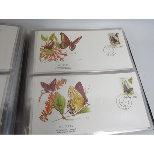 551 - Approx 100+ FDC from Canada and world wide depicting flora, fauna and Wildlife. See photos.