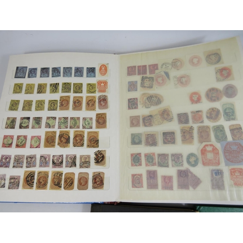 562 - Selection of part filled hobbyist Stamp albums to include one album of Antique & Vintage UK Stamps t... 