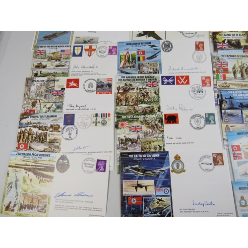 563 - Selection of excellent Military related FDC's in superb condition along with an unused set of Space ... 